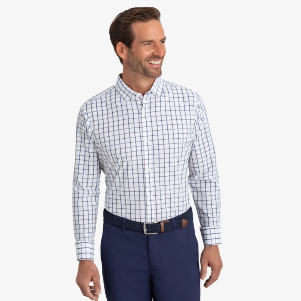 Mizzen and Main Leeward Men’s Dress Shirt Size Medium - Like New